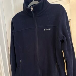 Columbia black fleece jacket size Large